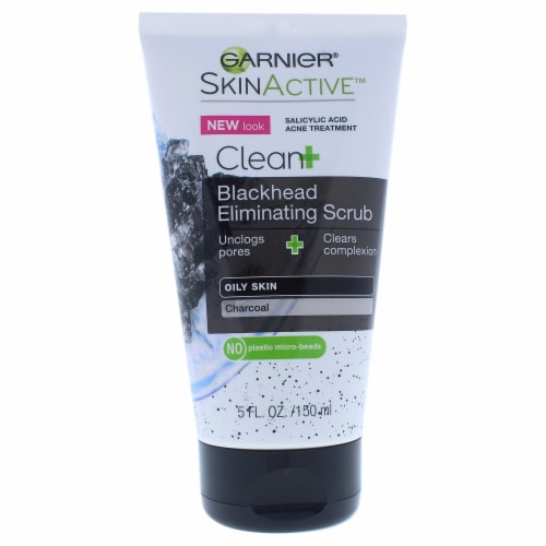 Garnier SkinActive Charcoal Blackhead Acne Treatment Scrub Perspective: front