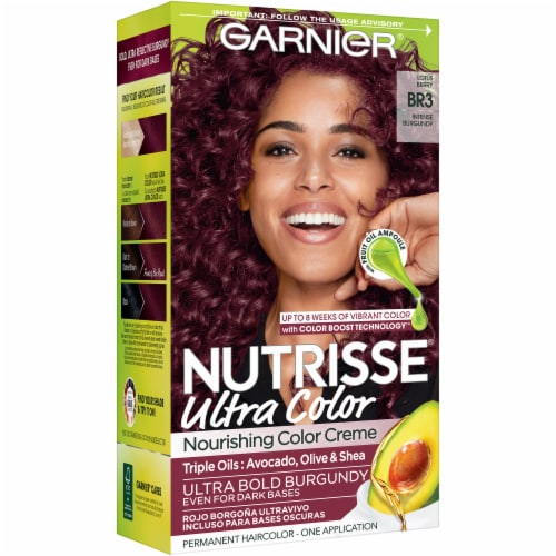Garnier Nutrisse Ultra Color BR3 Intense Burgundy Nourishing Color Creme, 1  ct - City Market