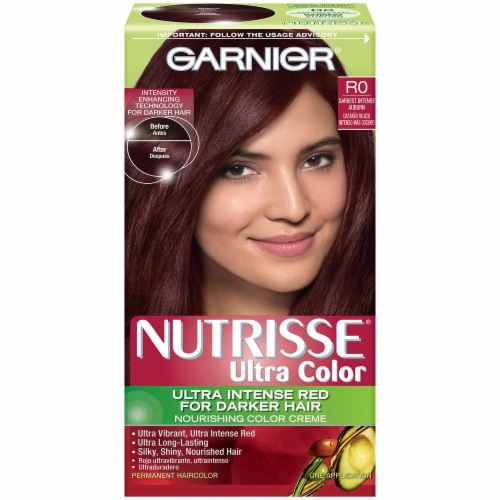Garnier Nutrisse Ultra Color R0 Dark Intense Auburn Hair Color, 1 ct -  Kroger