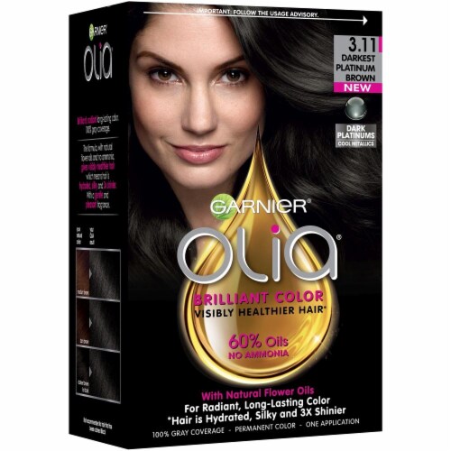 Garnier Olia 3.11 Darkest Platinum Brown Hair Color, 1 ct - King Soopers