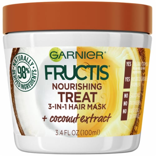 Garnier® Fructis® Nourishing 3 in 1 Hair Mask, 3.4 fl oz - Mariano's