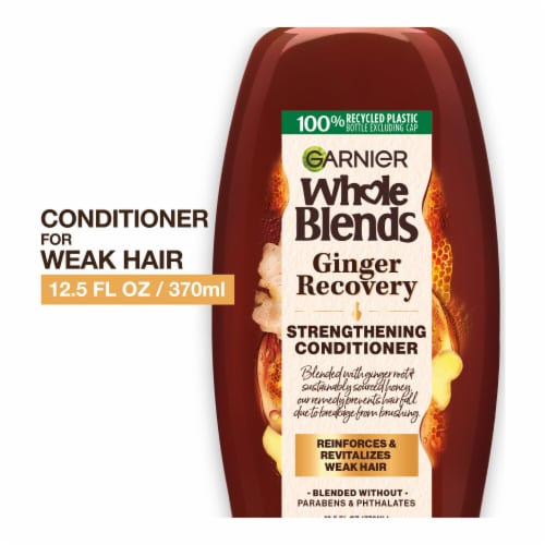 Garnier Whole Blends Ginger Recovery Strengthening Conditioner for Weak Hair Perspective: front