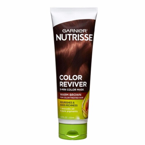 Garnier Nutrisse Color Reviver Warm Brown 5 Minute Nourishing Color Hair  Mask,  fl oz - Fred Meyer