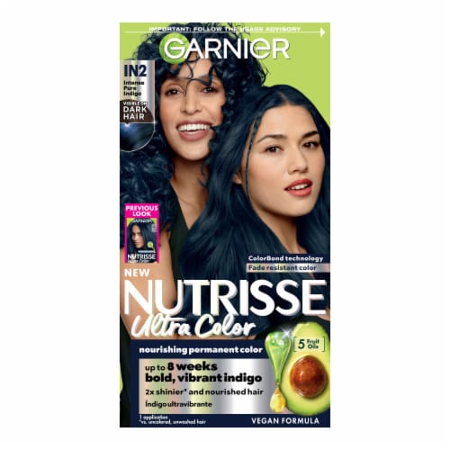 Garnier Nutrisse IN2 Blue Indigo Permanent Hair Color, 1 ct - Dillons Food  Stores