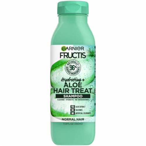 Garnier® Fructis® Hydrating Treat Aloe Extract Shampoo Perspective: front