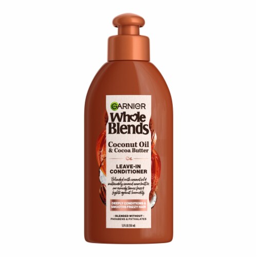 Garnier Whole Blends Coconut Oil and Cocoa Butter Leave In Conditioner Perspective: front