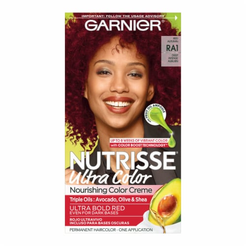 plast Footpad Net Garnier Nutrisse Ultra Color Red Autumn RA1 Permanent Hair Color Creme, 1.0  ct - Fred Meyer