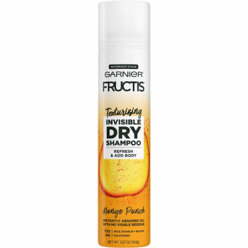 Garnier Fructis Texturizing Invisible Mango Punch Dry Shampoo Perspective: front