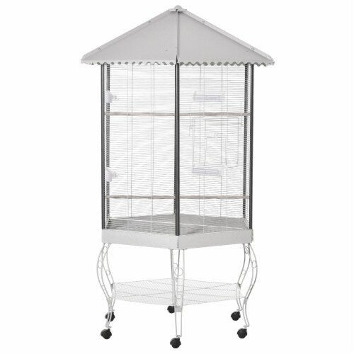 Parrot Bird Cage Macaw Aviary Cockatoo Finch Parakeet Pet Supplies