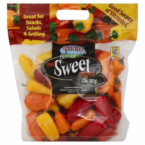 Sweet Bell Peppers Perspective: front