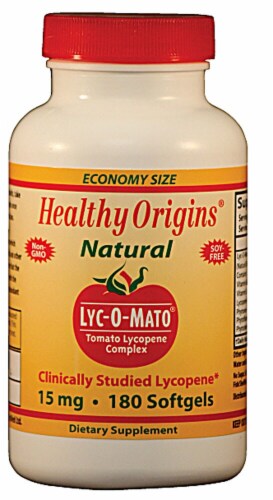 Healthy Origins Lyc-O-Mato® Supplements Perspective: front