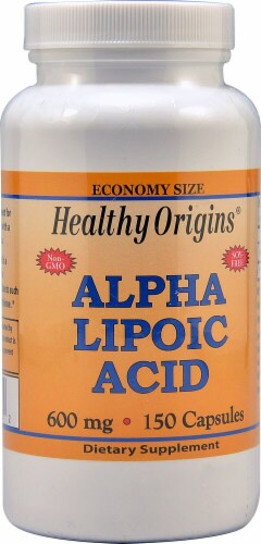 Healthy Origins  Alpha Lipoic Acid Perspective: front