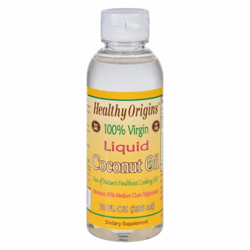 Healthy Origins 100% Virgin Liquid Coconut Oil, 10 fl oz - King Soopers