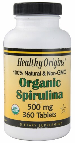 Healthy Origins  Organic Spirulina Perspective: front