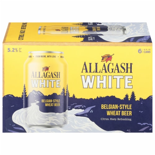 Allagash® White Belgian-Style Wheat Beer Perspective: front