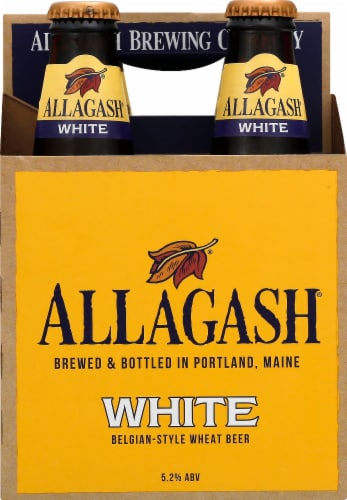 Allagash Belgium Style White Ale Beer Perspective: front