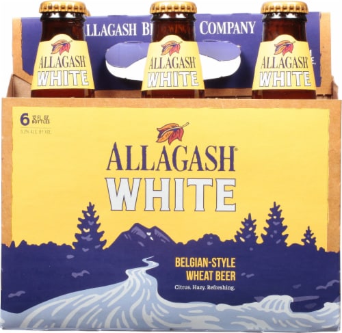 Allagash White Belgian-Style Wheat Beer Perspective: front