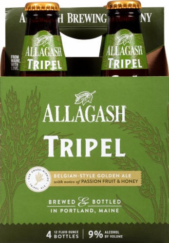 Allagash® Tripel Belgian Style Golden Ale Perspective: front