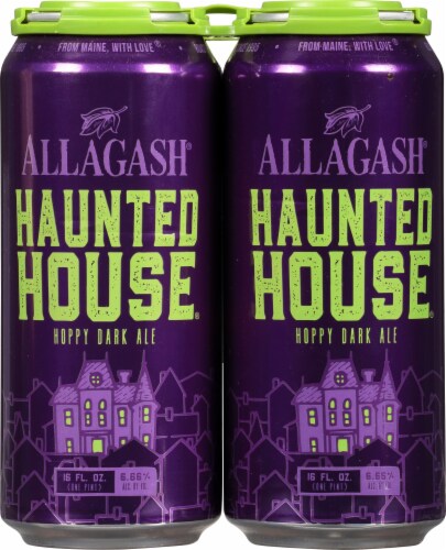 Allagash® Haunted House Hoppy Dark Ale Perspective: front