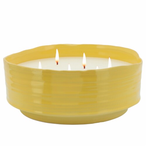 Citronella Candle / Planter 10  Yellow Perspective: front