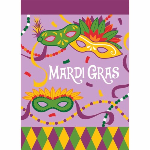 large mardi gras flag