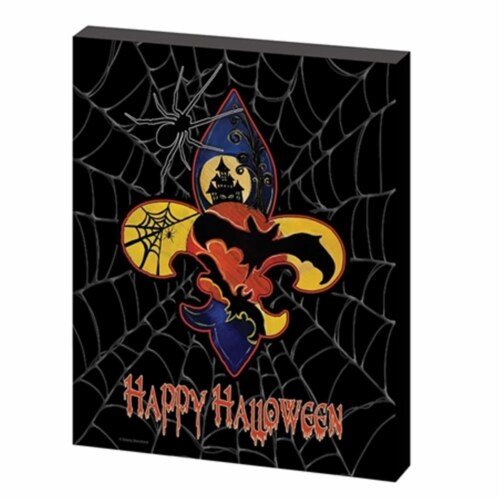 Dicksons  8 x 10 in. Happy Halloween MDF Plaque Perspective: front