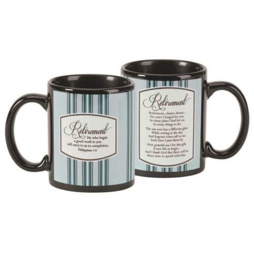 Dicksons MUG-1079 11 oz Retirement Philippians 1-6 Ceramic Mug Perspective: front