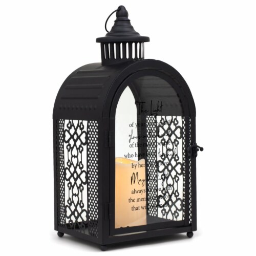 Cottage Garden LTN203LMB The Light of Your Mother Still Glows Lantern Perspective: front
