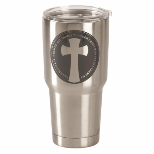 Dicksons SSTUM-46 30 oz I Can Do Philippians 4-13 Stainless Steel Tumbler Perspective: front