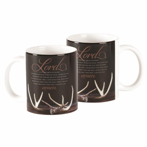 Dicksons MUG-1101 11 oz Hunters Prayer Crmic Mug Perspective: front