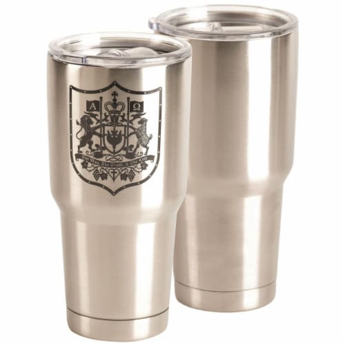 Dicksons SSTUM-53 30 oz Tumbler Christian Coat of Stainless Steel Perspective: front