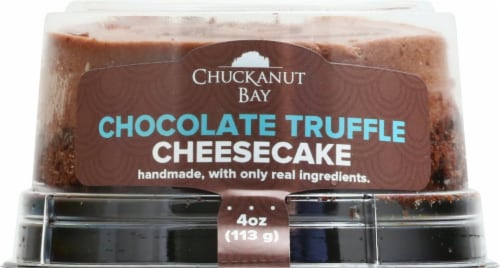 Chuckanut Bay Chocolate Truffle Cheesecake Perspective: front