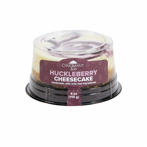 Chuckanut Bay Foods Huckleberry Cheesecake Perspective: front