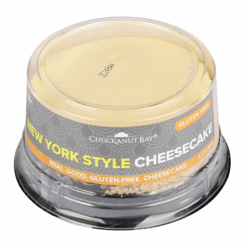 Chuckanut Bay® Foods 3-Inch Gluten Free New York Cheesecake Perspective: front