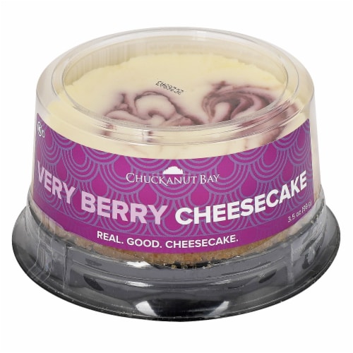 Chuckanut Bay® Foods 3-Inch Very Berry Cheesecake Perspective: front