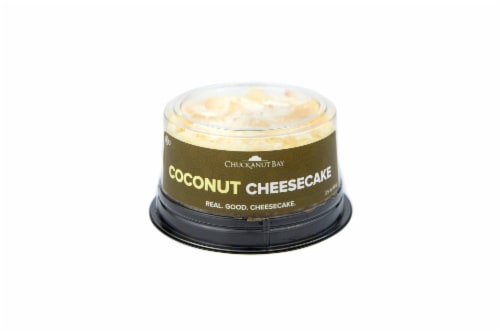 Chuckanut Bay Foods Coconut Cheesecake Perspective: front