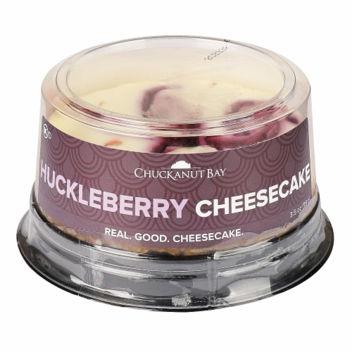 Chuckanut Bay Foods Huckleberry Cheesecake Perspective: front