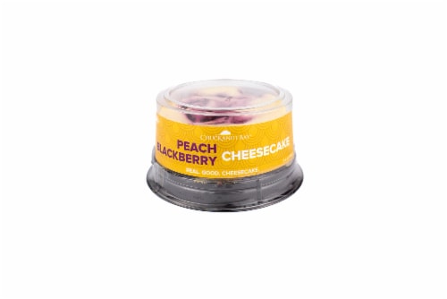 Chuckanut Bay Foods Peach Blackberry Cheesecake Perspective: front
