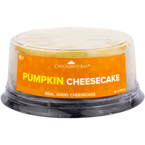 Chuckanut Bay® Pumpkin Cheesecake Perspective: front