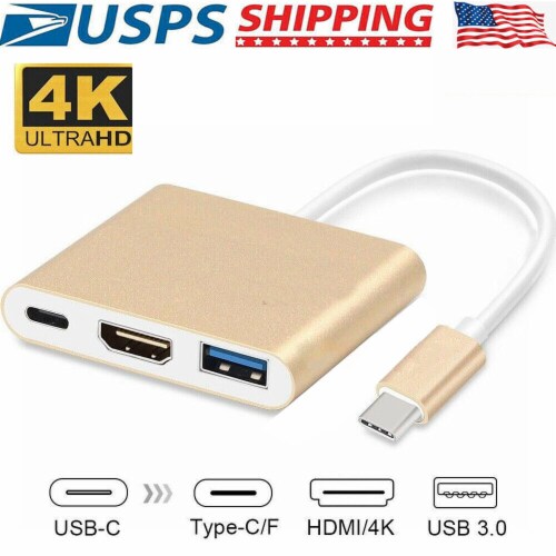 Type C USB 3.0 to HDMI AV TV Type C Charger Adapter Connector HUB For iPad  Pro, 1 unit - Kroger