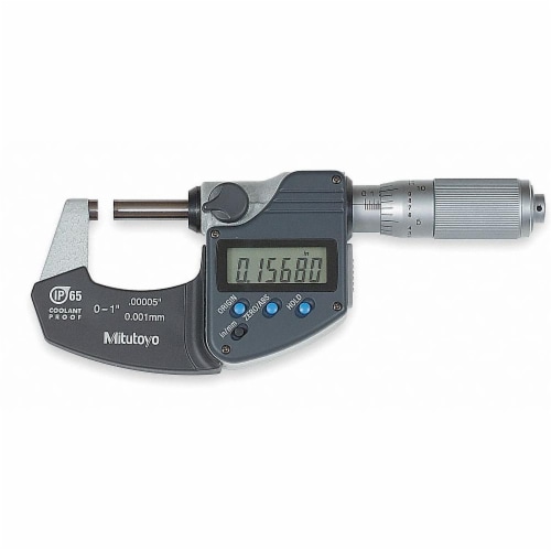 Mitutoyo Digital Micrometer,0-1In,SPC,Friction  293-335-30 Perspective: front