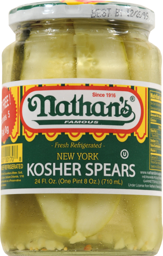 Nathan's® New York Kosher Spears Perspective: front