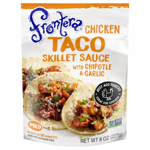 Frontera Chicken Mild Taco Skillet Sauce Perspective: front