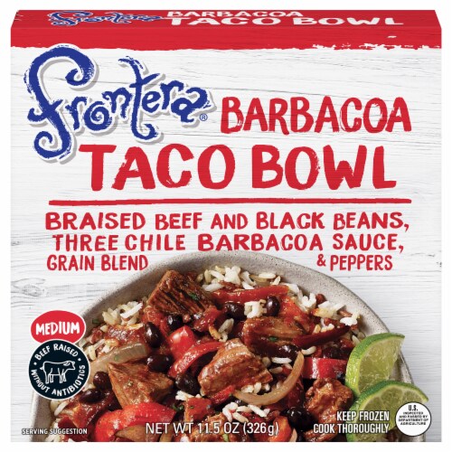 Frontera® Barbacoa Taco Bowl Frozen Meal Perspective: front