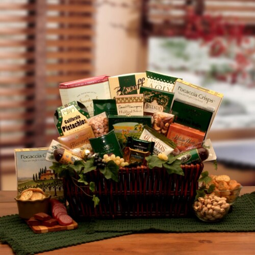The Indulgent Gourmet Gift Basket Perspective: front