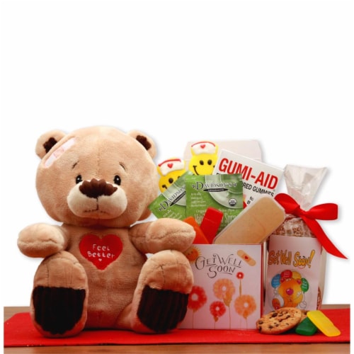 Get Well Soon Teddy Bear Gift Set 1 Kroger