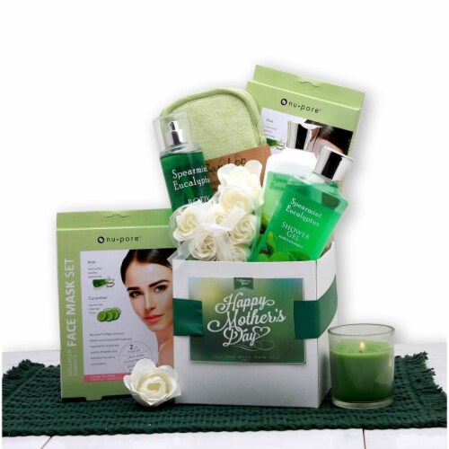 Mother's Day Eucalyptus Spa Care Package - gift for mom - Mother's Day gift Perspective: front