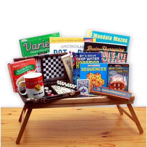 Rest & Recovery Get Well Activity Tray Perspective: front