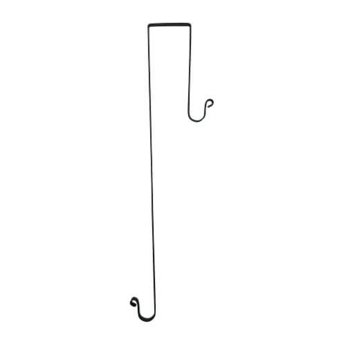 Village Wrought Iron WRE-A Wreath Hanger Perspective: front