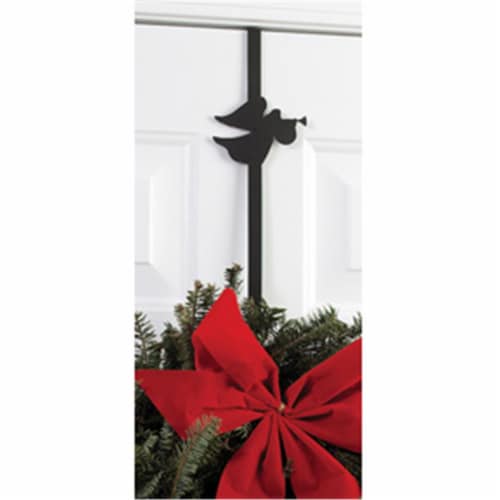 Village Wrought Iron WRE-B-48 Angel Wreath Hanger Perspective: front
